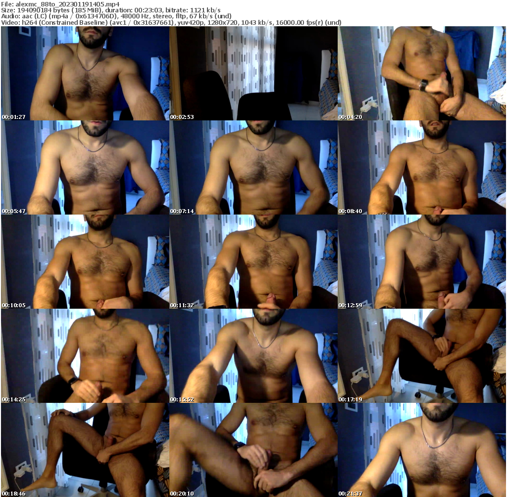 Preview thumb from alexmc_88to on 2023-01-19 @ cam4