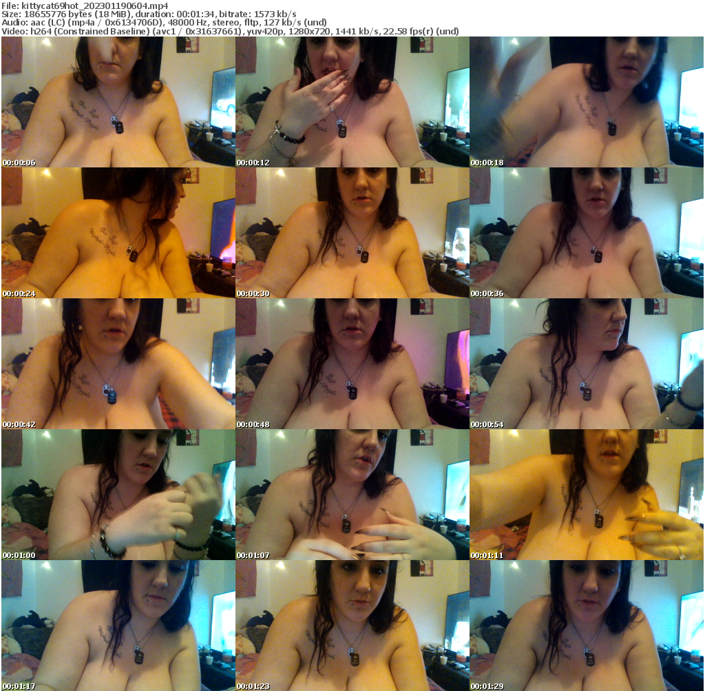 Preview thumb from kittycat69hot on 2023-01-19 @ cam4
