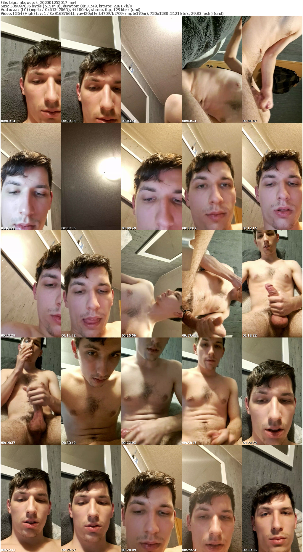Preview thumb from bigrainbowcock on 2023-01-25 @ cam4