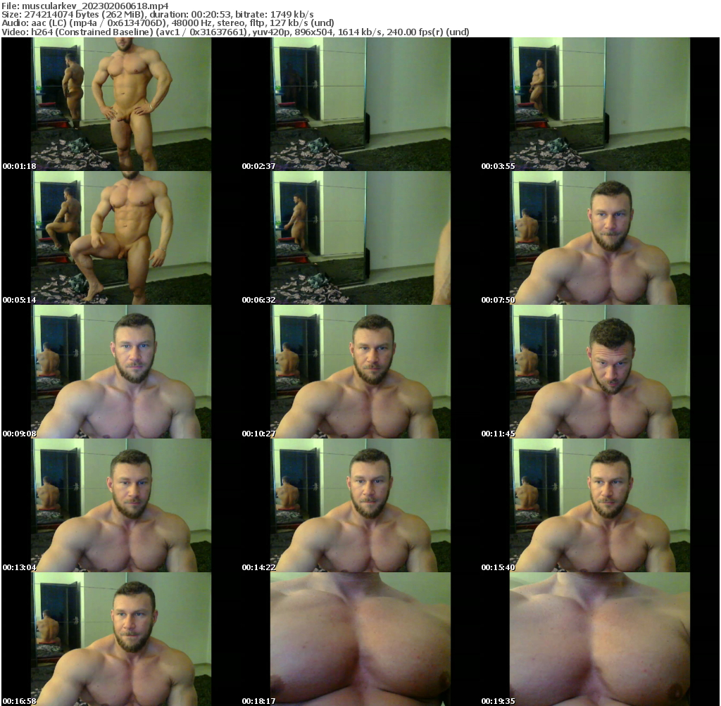 Preview thumb from muscularkev on 2023-02-06 @ cam4