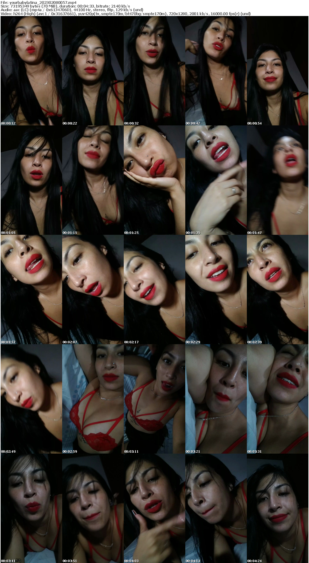 Preview thumb from yourbabylatina on 2023-02-08 @ cam4