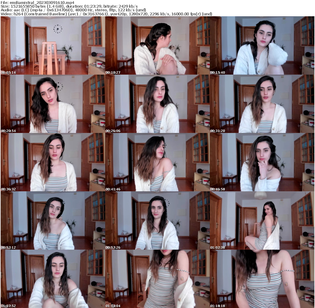 Preview thumb from emiliamistral on 2023-03-09 @ cam4