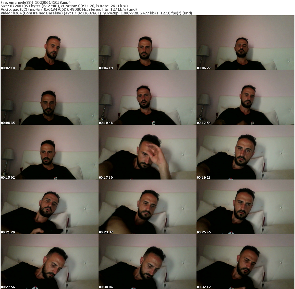 Preview thumb from emanuele884 on 2023-06-14 @ cam4