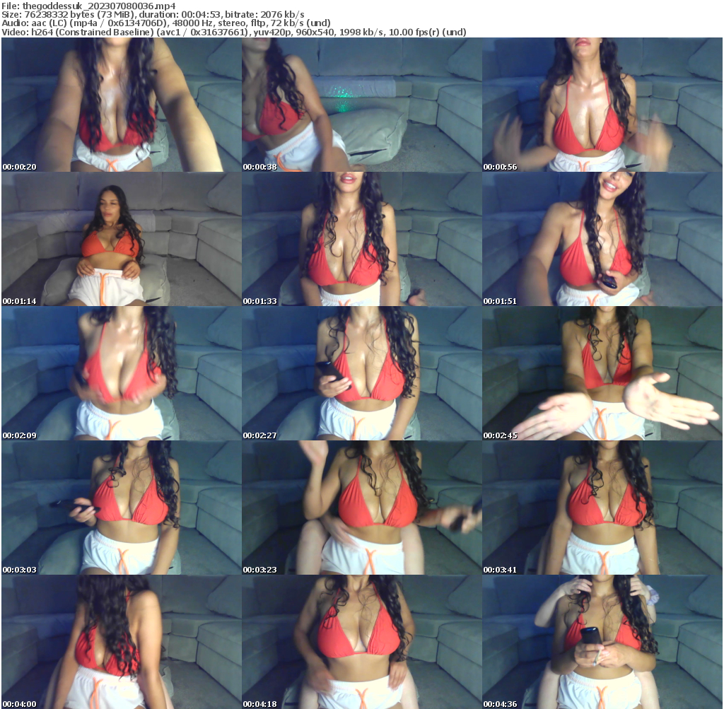 Preview thumb from thegoddessuk on 2023-07-08 @ cam4