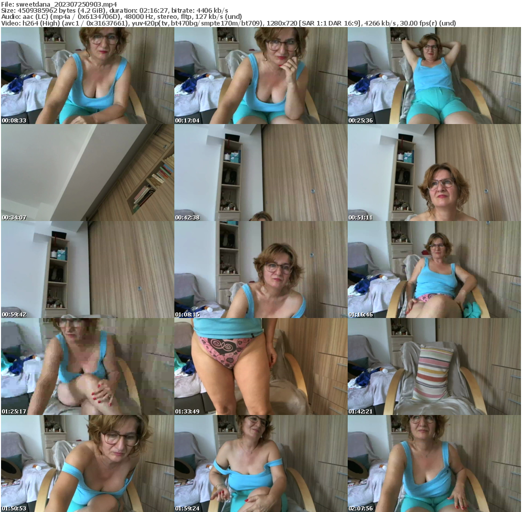 Preview thumb from sweetdana on 2023-07-25 @ cam4