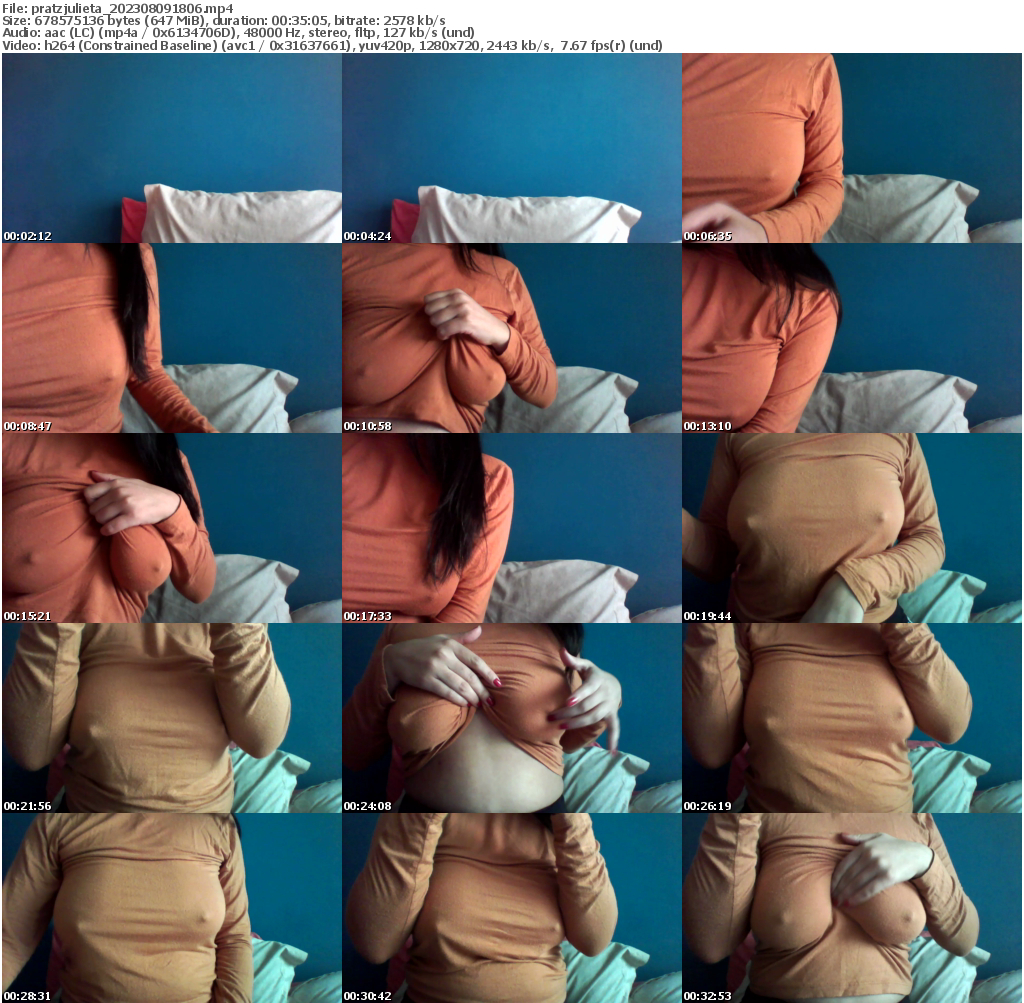 Preview thumb from pratzjulieta on 2023-08-09 @ cam4