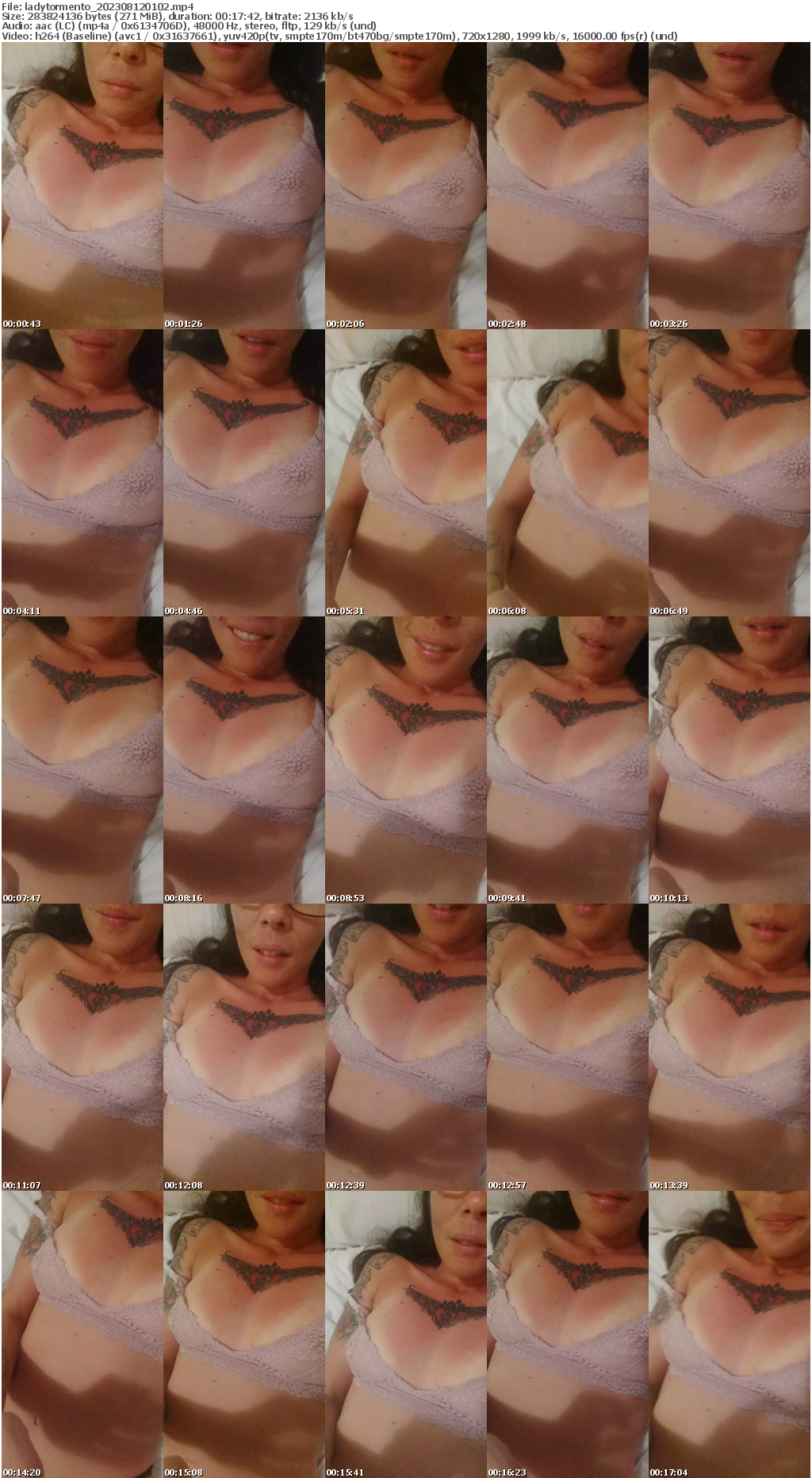 Preview thumb from ladytormento on 2023-08-12 @ cam4