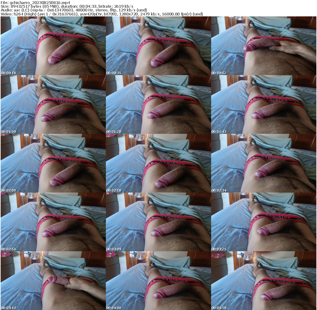 Preview thumb from gchicharro on 2023-08-25 @ cam4